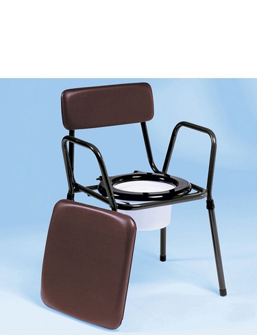 LIGHTWEIGHT ADJUSTABLE COMMODE 