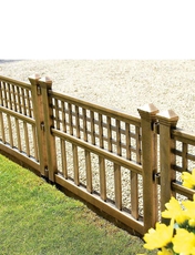BRONZE GARDEN FENCE PANELS