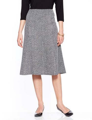TWEED EFFECT 27 INCH SKIRT