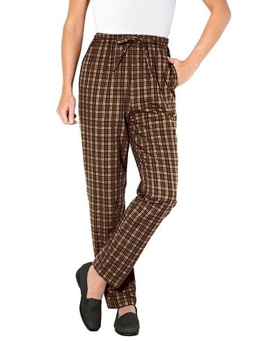 THERMAL CHECK TROUSERS