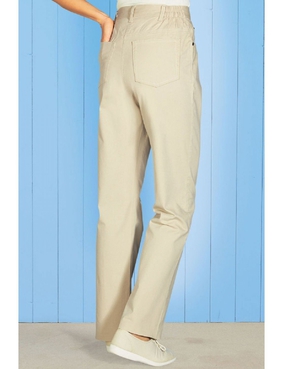 COTTON STRETCH TROUSERS