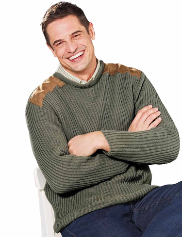 MILITARY STYLE SWEATER