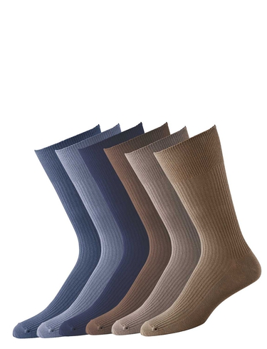 PACK 6 LIGHT GENTLE GRIP SOCKS