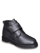  MENS  REAL LEATHER WARM LINED TOUCH AND CLOSE BOOTS