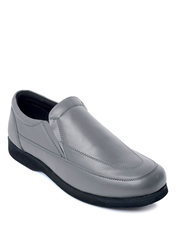 CAMBRIDGE REAL LEATHER SLIP ON COMFORT SHOE