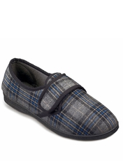 DR KELLER MENS TOUCH AND CLOSE SLIPPER