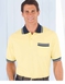 CONTRAST COLLAR POLO TOP