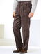 HIDDEN EXTRA WAISTBAND CORDUROY TROUSERS
