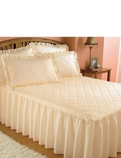 LUXURY PLAIN QUILTED BEDSPREAD