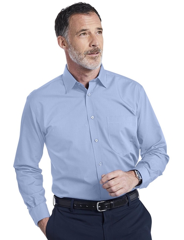 LONG SLEEVE NON IRON COTTON SHIRT