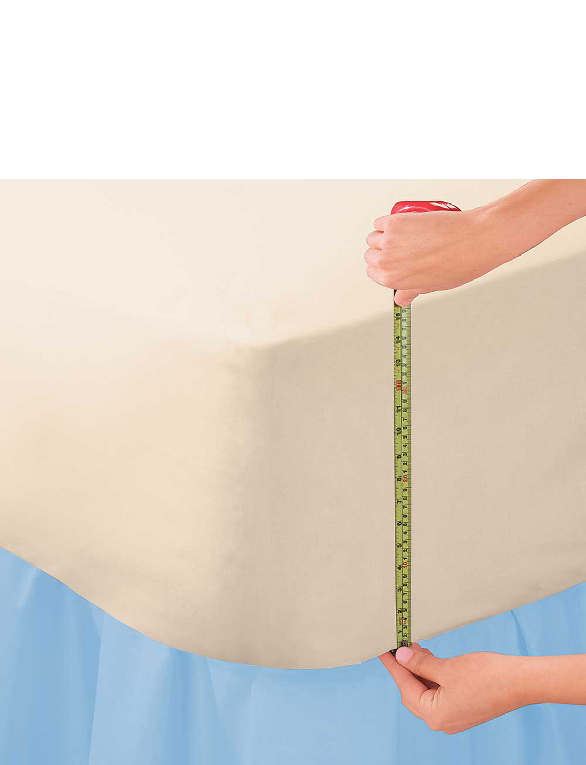 15 Inch Extra Deep Poly/Cotton Fitted Sheets By Belledorm Home Bedroom