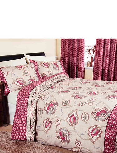 Kashmir Quilt Cover and Pillowcase Set By Catherine Lansfield