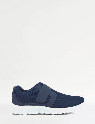 mens easy fasten trainers