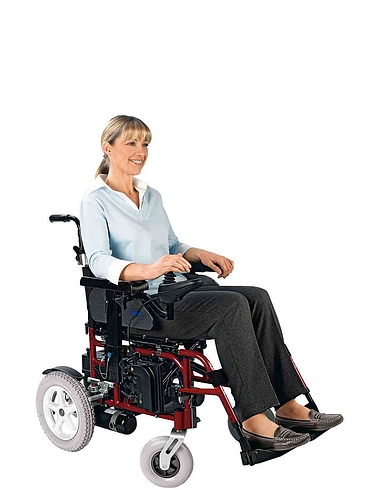 Enigma Energi Electric Wheelchair - Red
