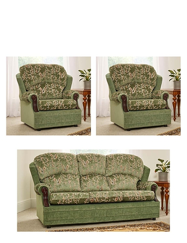 Chorlton Suite Three Seater Settee and Two Chairs