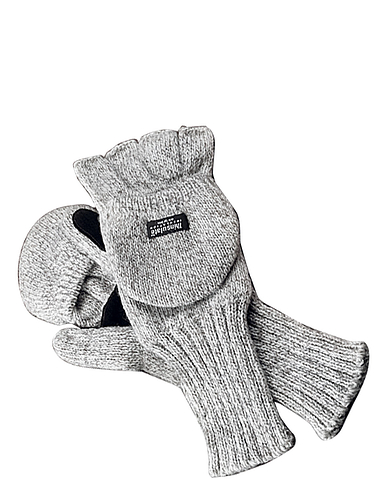 Knitted Thinsulate Mens Gloves - Multi