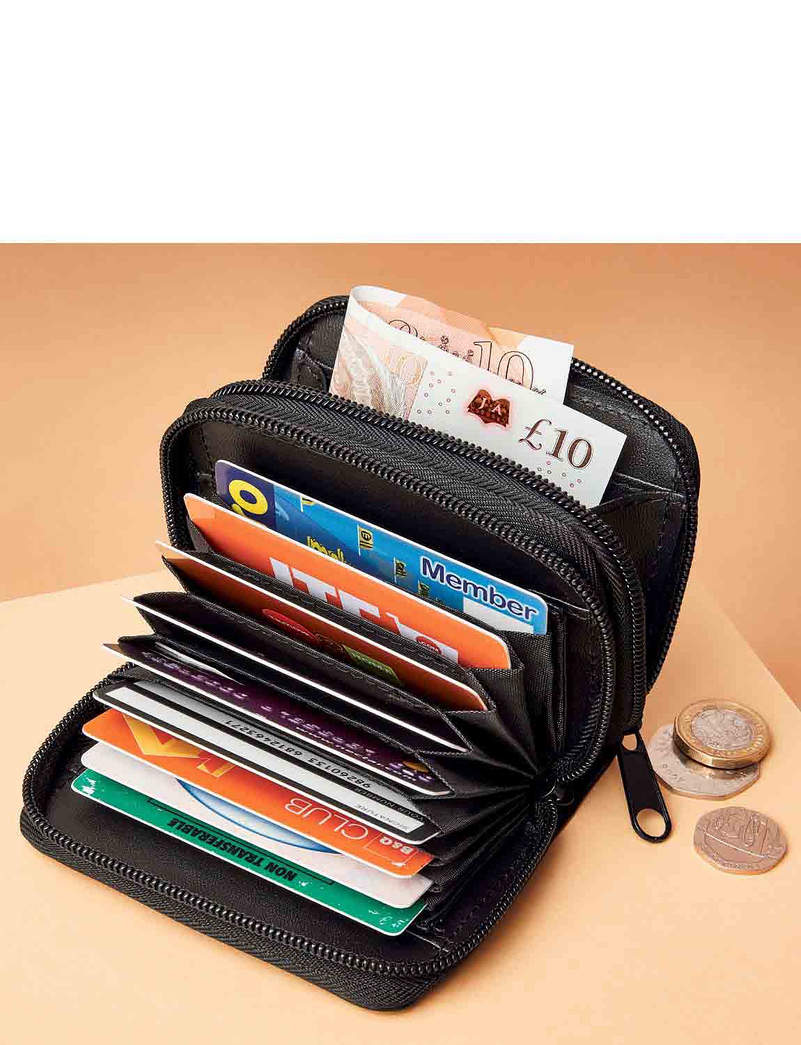 Real Leather Palm Sized Wallet Chums