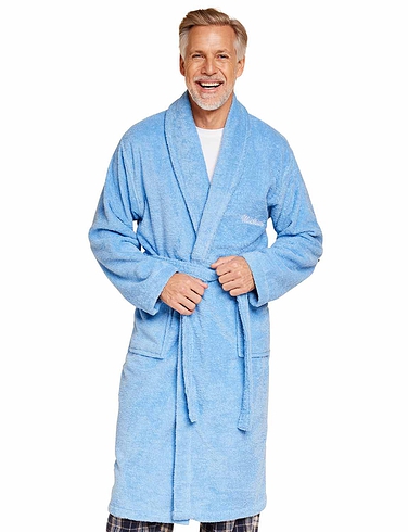 Mens Cotton Bathrobe