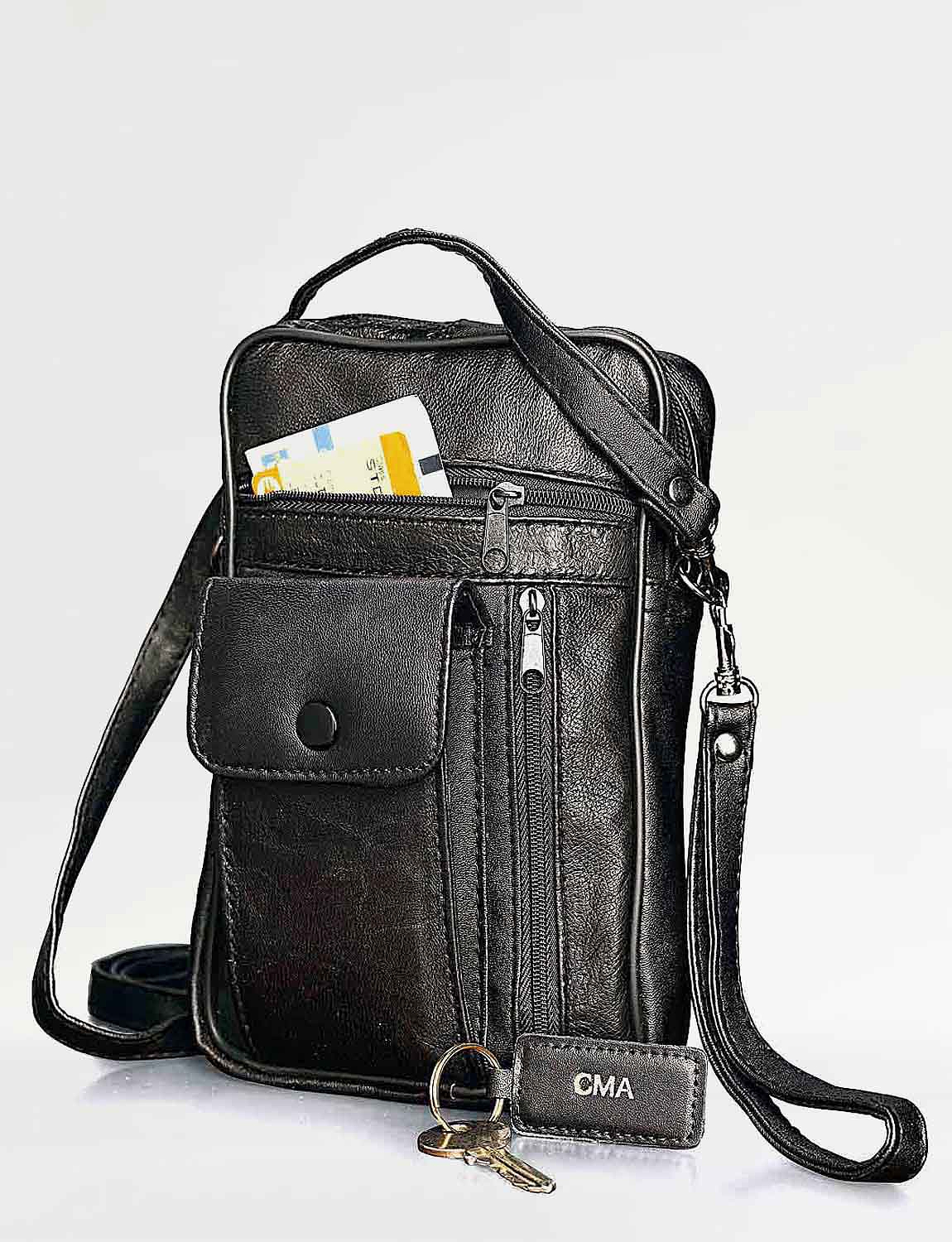 Leather Travel Wallet Bag Chums