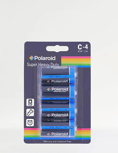 Polaroid C4 Super Heavy Duty Pack of 4