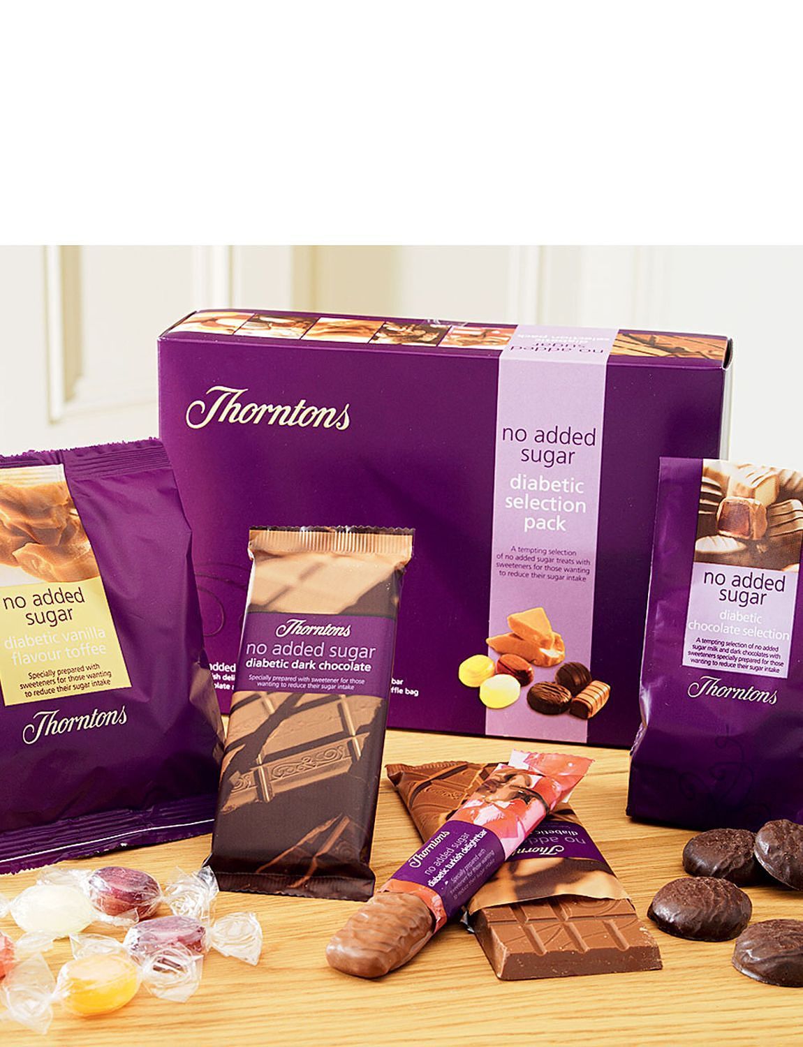 Thornton's Diabetic Selection Box Pack Lifestyle General Gifts Chums