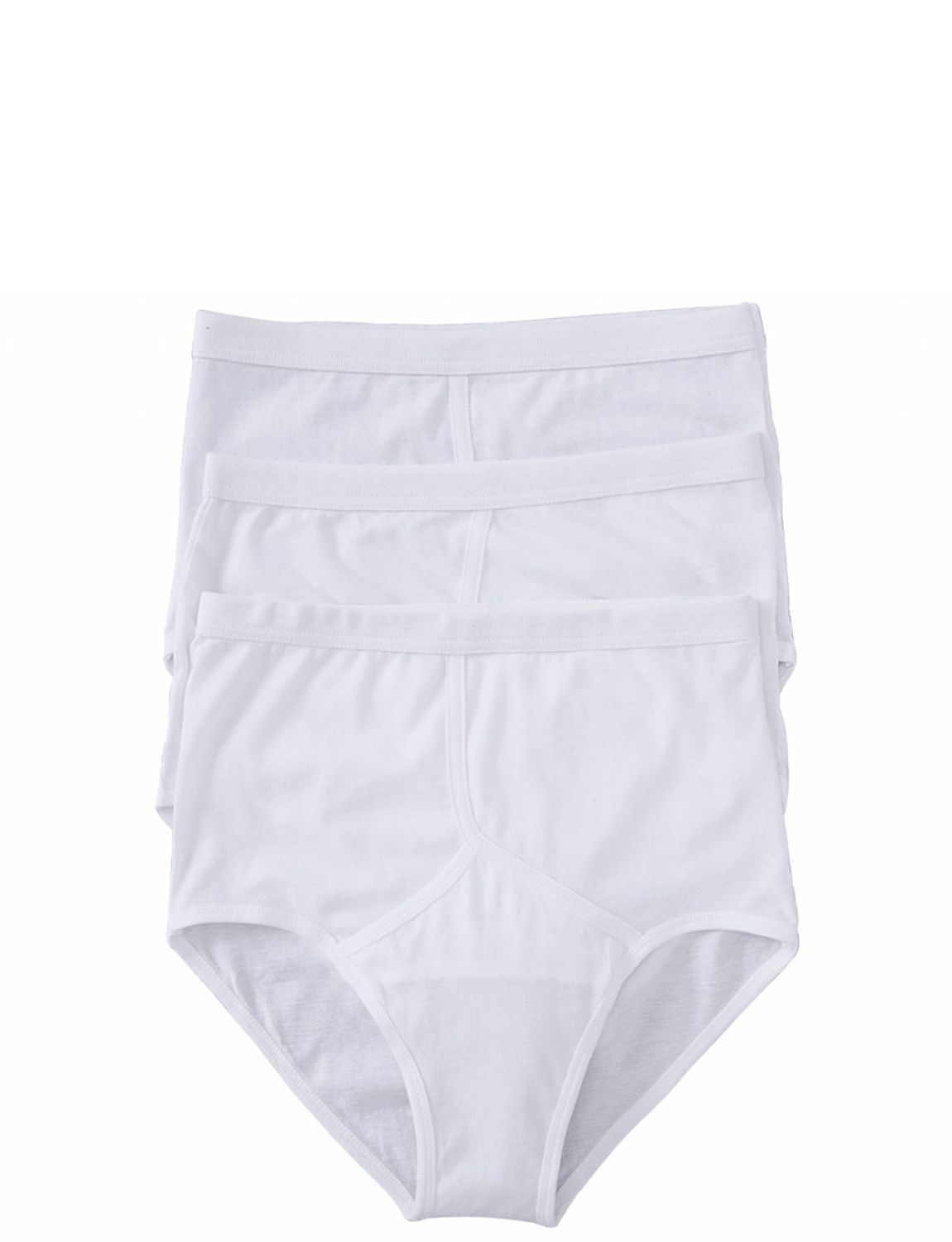 High Rise Plain Y-Front Briefs - Menswear Underwear | Chums