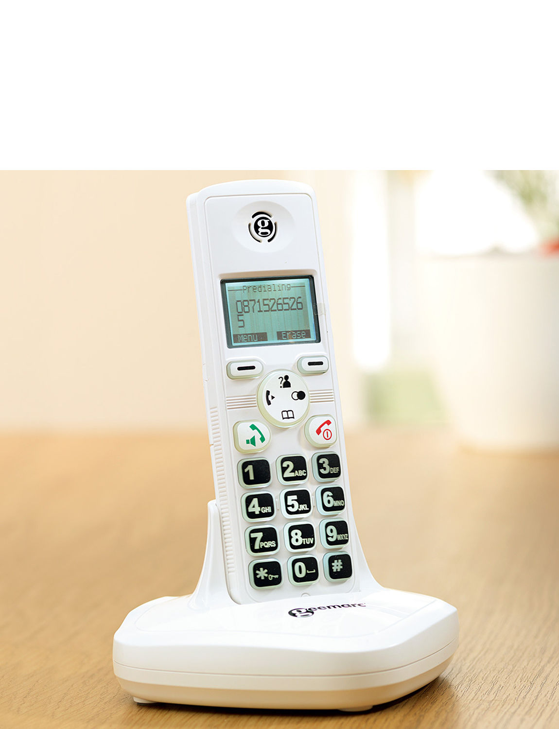 Extra Loud Cordless Telephone With Large Numbers Chums