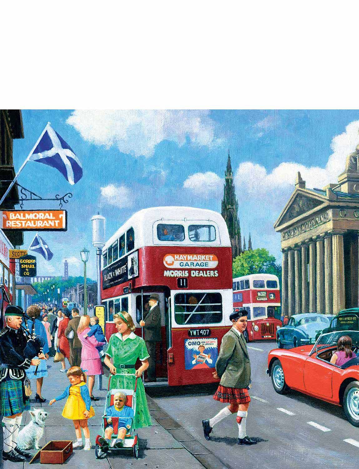 Happy Days Edinburgh Jigsaw Puzzle Chums