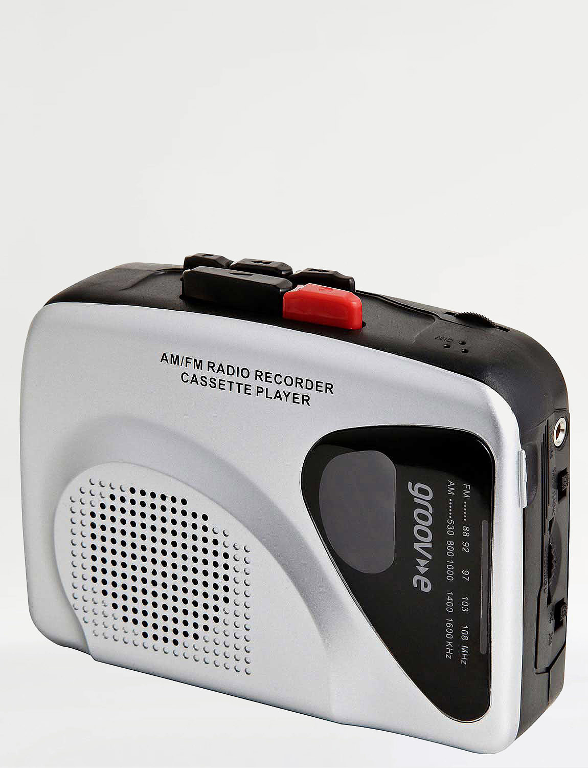 Groove Personal Cassette Player And Recorder With Radio And Speaker Chums