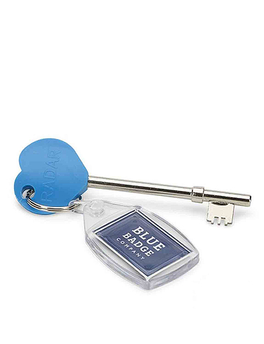 Disabled Toilet Radar Key - Blue