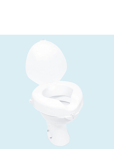 Raised Toilet Seat With Lid