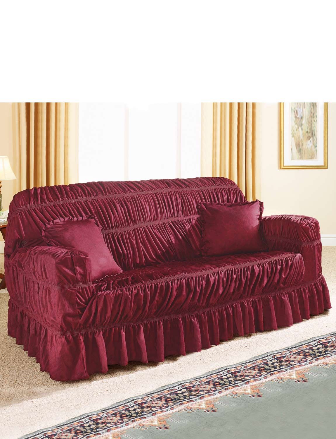 Stretch Furniture Covers For Settee Plus 2 X Chairs Chums