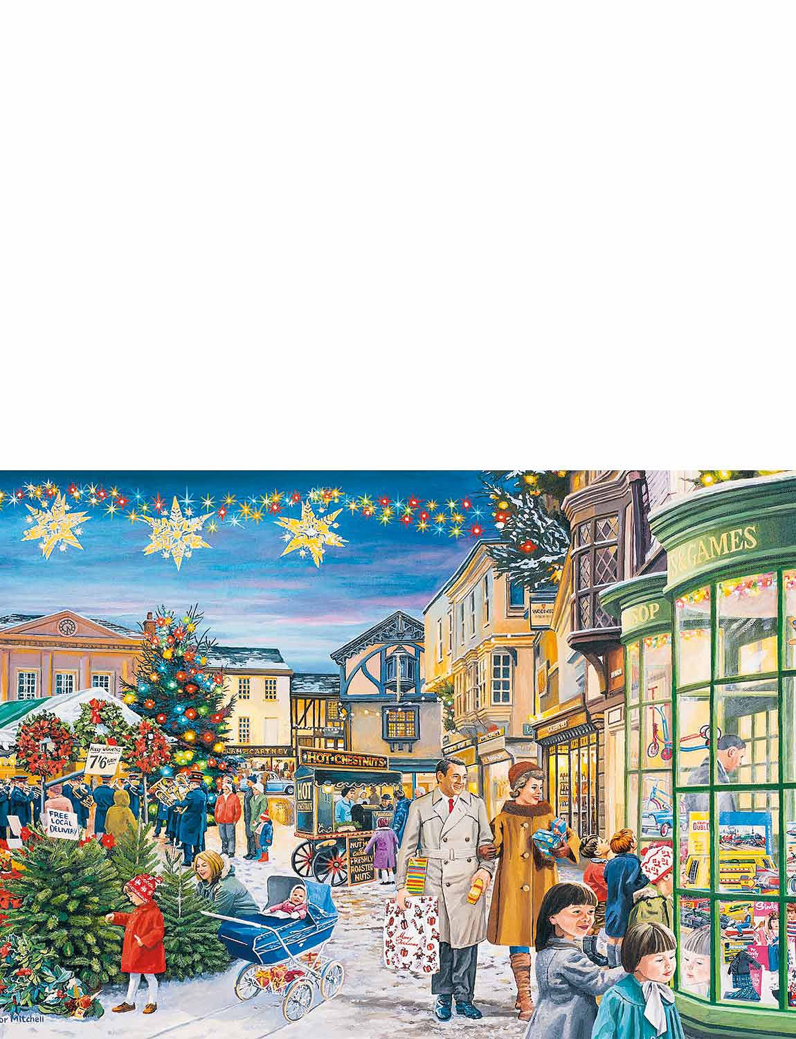 Gibsons Magic Of Christmas 4 X 500 Piece Jigsaw Puzzles Chums