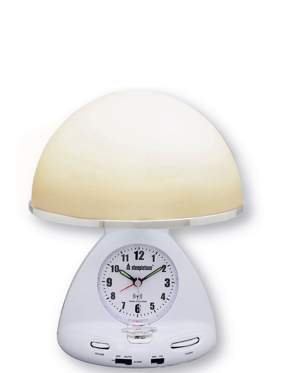 Touch Light Alarm Clock Radio With Life Time Bulb Chums