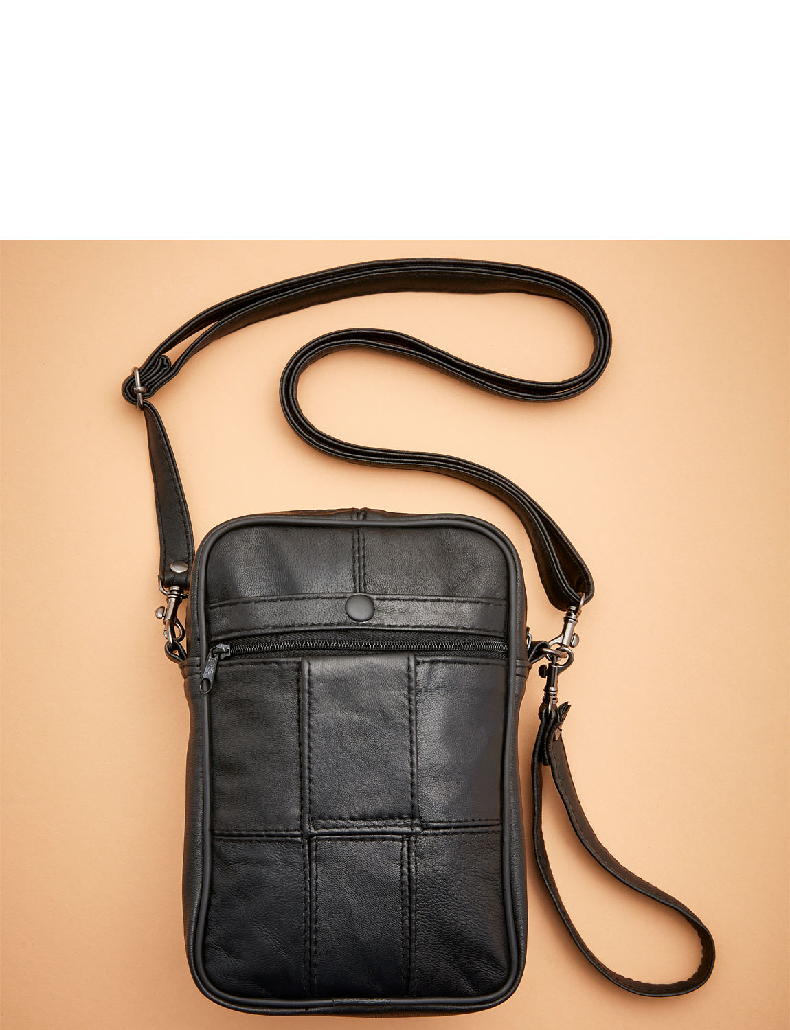 Mens Personal Leather Bag Chums