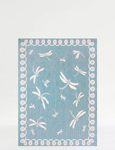 Dragonfly Indoor And Outdoor Flatweave Rug