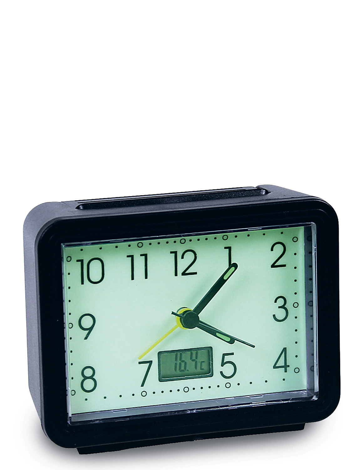 Glow In The Dark Alarm Clock With Temperature Gauge Chums