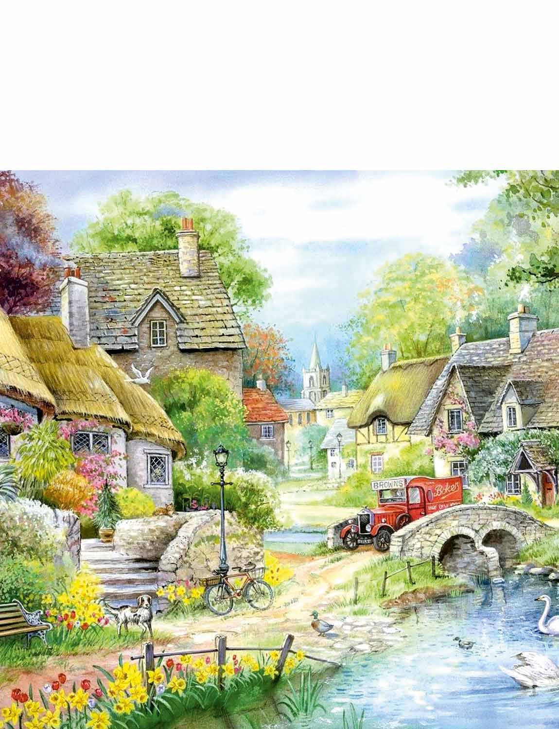 River Cottage Extra Large 250 Piece Puzzle Chums