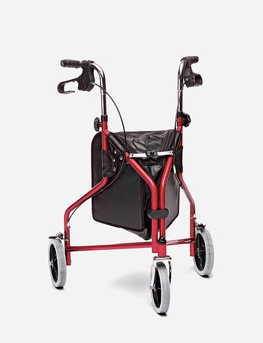 Indoor and Outdoor Steel Tri Wheel Walker