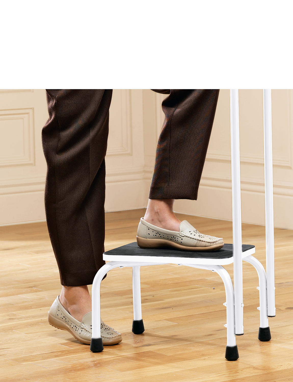 Step Stool With Hand Rail Chums