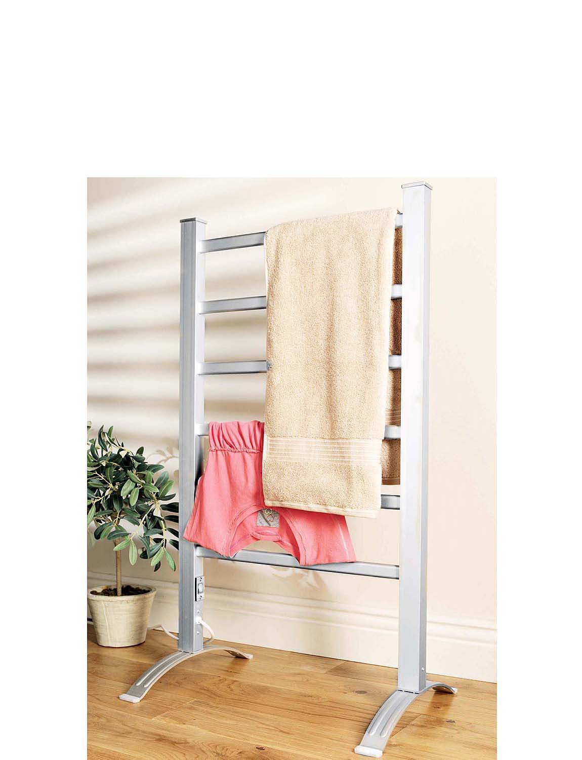 heated clothes drying rail