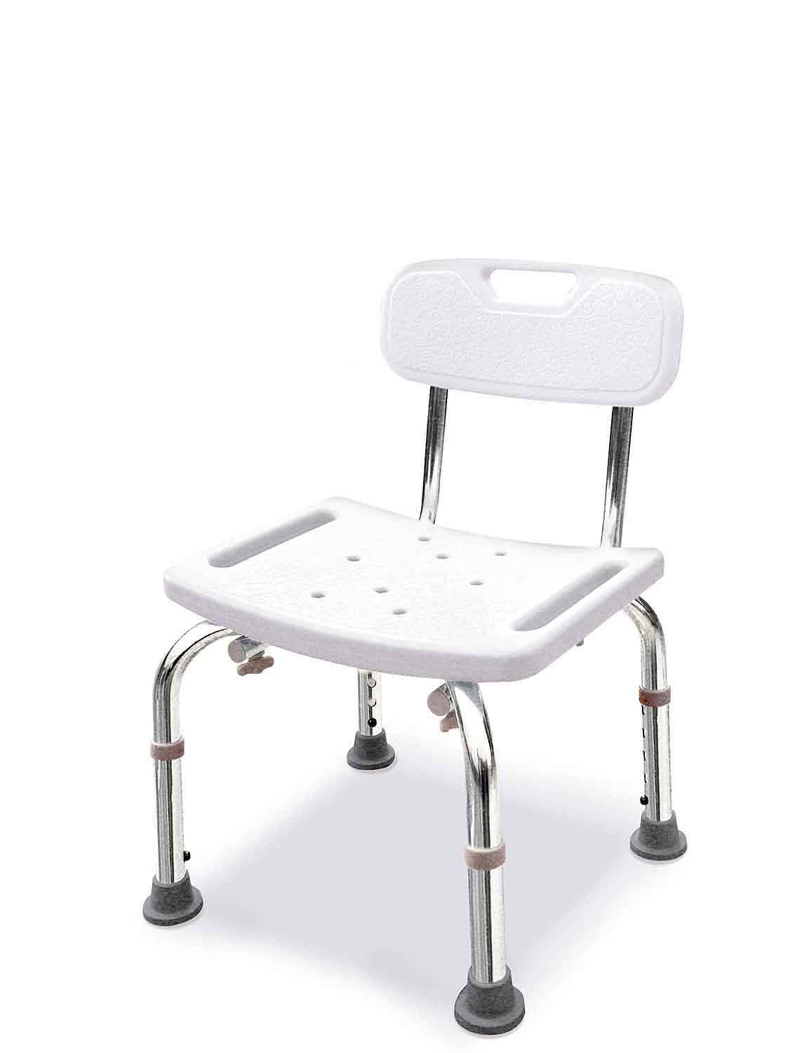 Sturdy Shower And Bath Seat With Backrest Chums