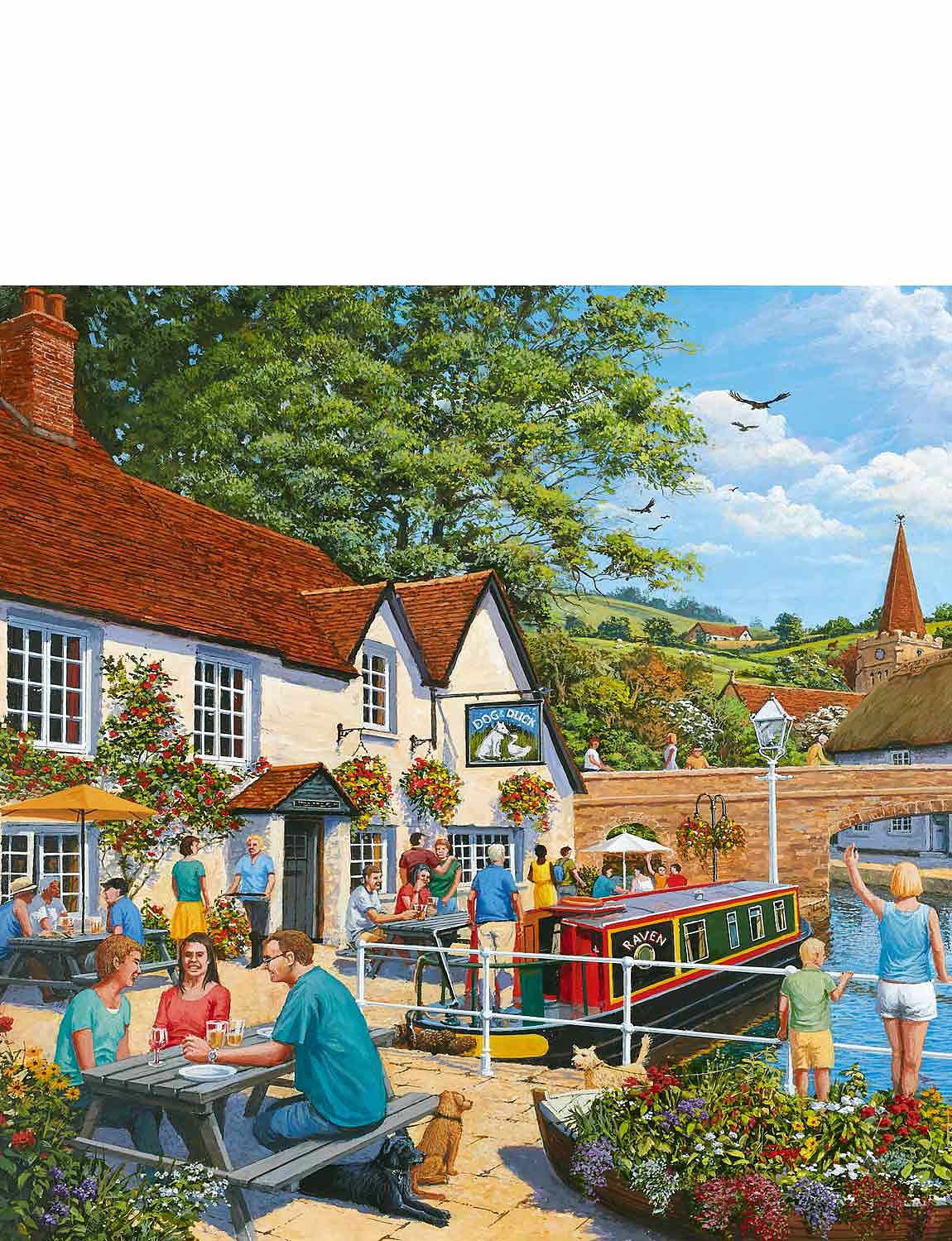 Waterside Tavern Jigsaw Puzzle Chums