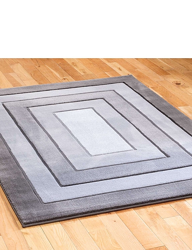 3D Rectangular Effect Rug 