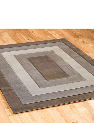 3D Rectangular Effect Rug 