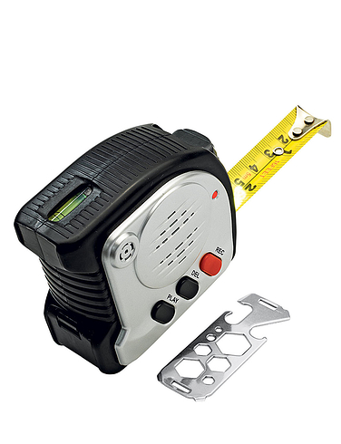 6 In 1 Recording Tape Measure