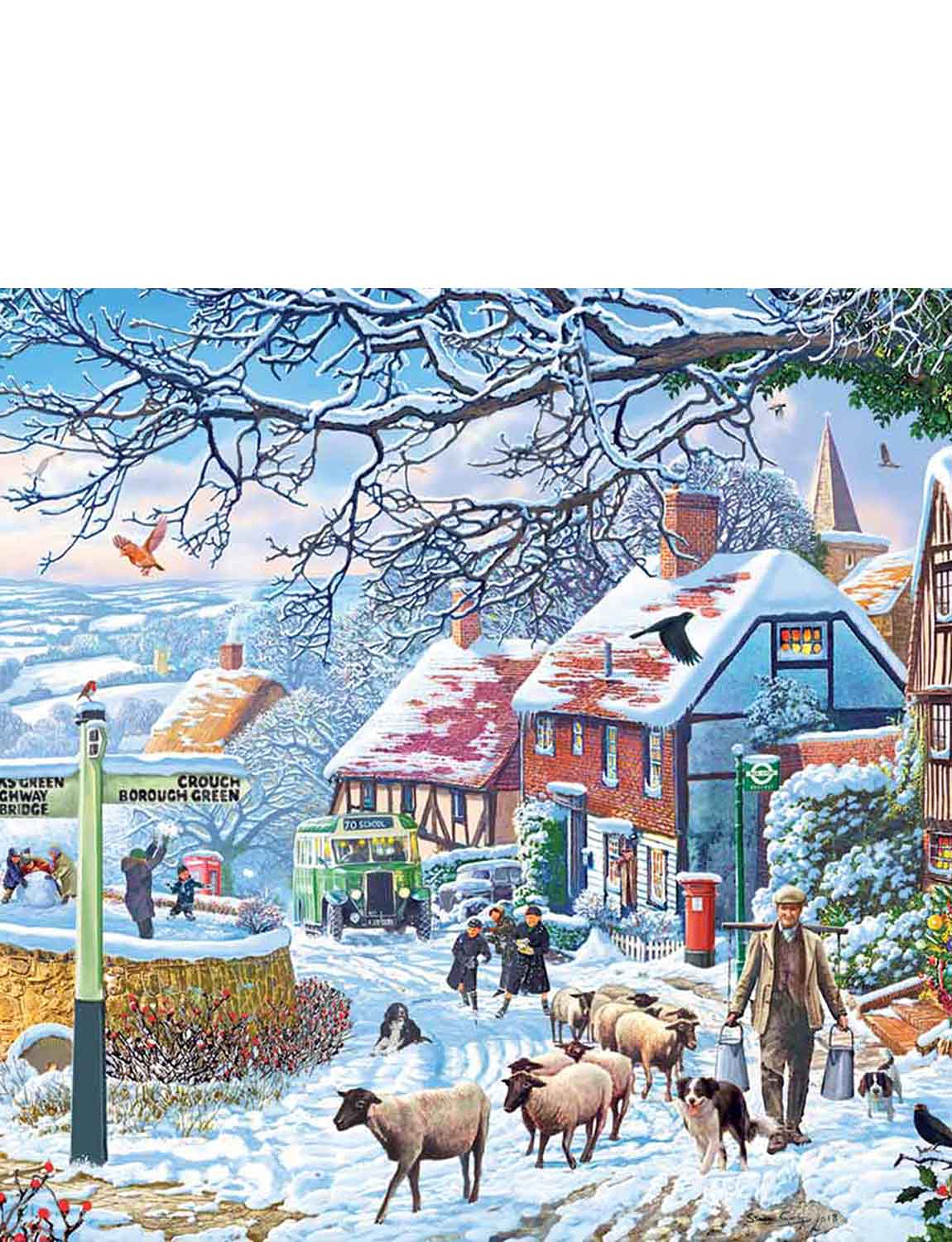 A Winter Stroll 1000Pc Jigsaw Puzzle Chums