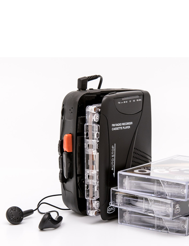 Personal Cassette Player/Recorder With Radio & Microphone