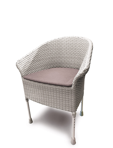 Walton Basketweave Commode Chair