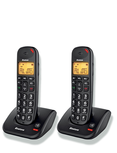 Big Button Speakeasy Twin Cordless Phones